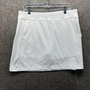 Callaway Skort Womens Large White Opti-Dri Golf Pull On Pockets Athletic